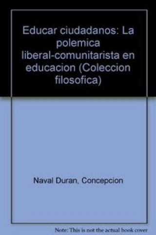 Buch Educar ciudadanos Naval Durán