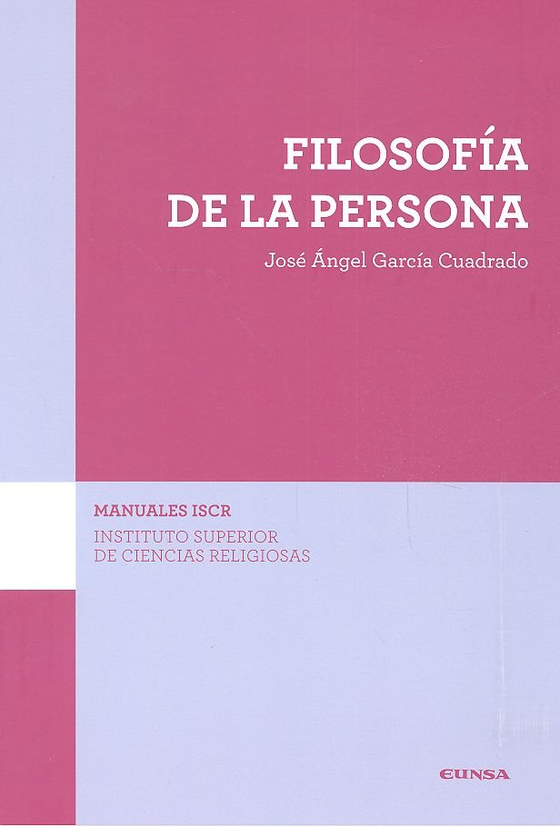Kniha Filosofía de la persona García Cuadrado