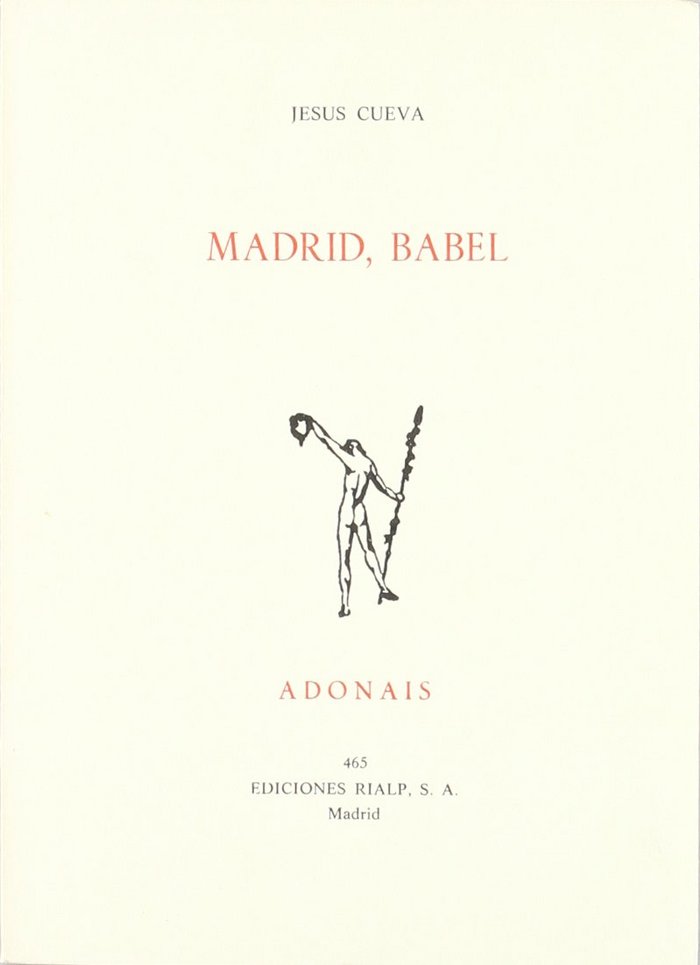 Book Madrid, Babel JESUS CUEVA
