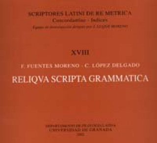 Book Reliqva Scripta Grammatica Fuentes Moreno