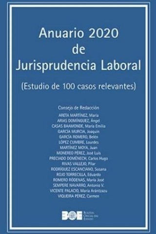 Könyv ANUARIO DE 2020 DE JURISPRUDENCIA LABORAL (ESTUDIO DE 100 CASOS R 