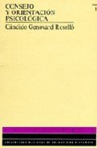 Kniha CONSEJO Y ORIENTACION PSICOLOGICA GENOVARD