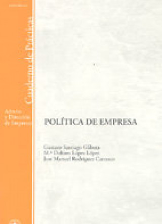 Kniha POLITICA DE EMPRESA GLIBOTA