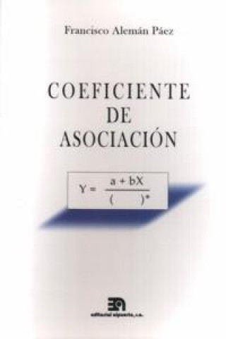 Könyv Coeficiente de asociación Alemán Páez