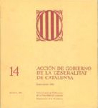 Kniha Acción de gobierno de la Generalitat de Catalunya 1983 (enero-junio) 