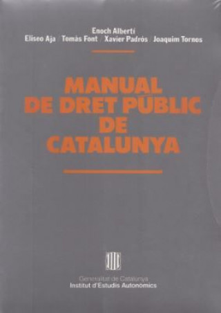 Kniha Manual de dret públic de Catalunya TORNOS I MAS