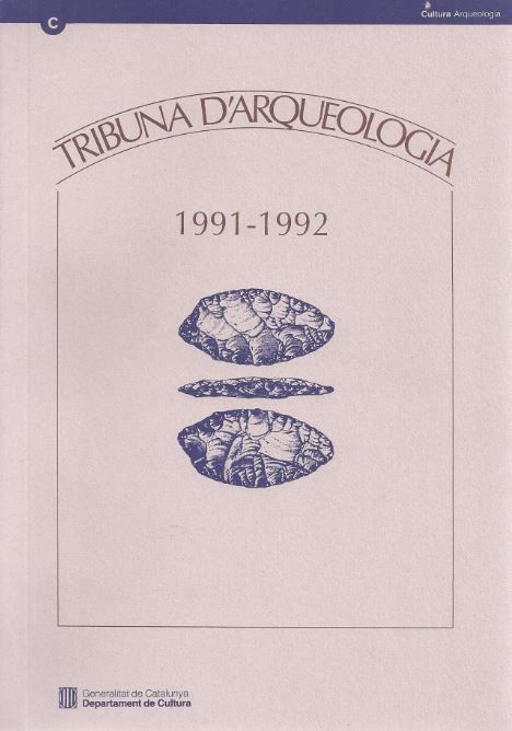 Carte Tribuna d'arqueologia 1991-1992 