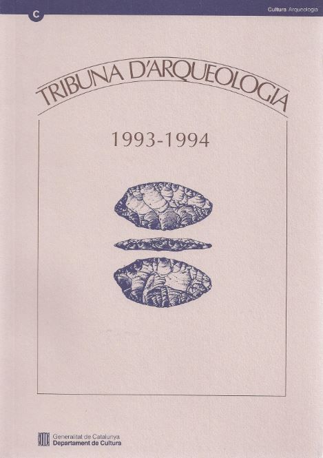 Kniha Tribuna d'arqueologia 1993-1994 