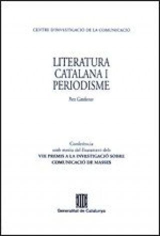 Carte Literatura catalana i periodisme GIMFERRER
