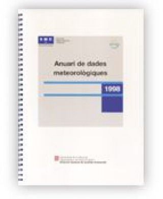Könyv ANUARI DE DADES METEOROLOGIQUES, 1998 CUNILLERA I GRAÑO