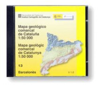 Kniha MAPA GEOLOTICO COMARCAL E 1:50000, BARCELONES 