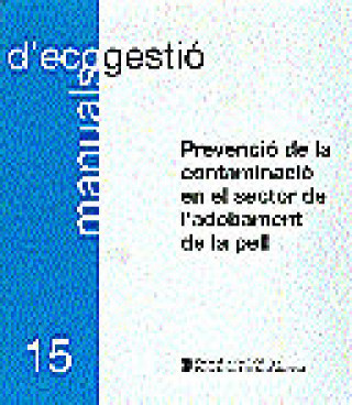 Kniha Prevenció de la contaminació en el sector d'adobament de la pell 