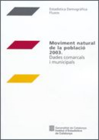 Könyv 2003 MOVIMENT NATURAL POBLACIO 