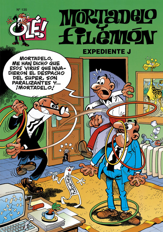 Książka OLE MORTADELO 135 EXPEDIENTE J IBAÑEZ