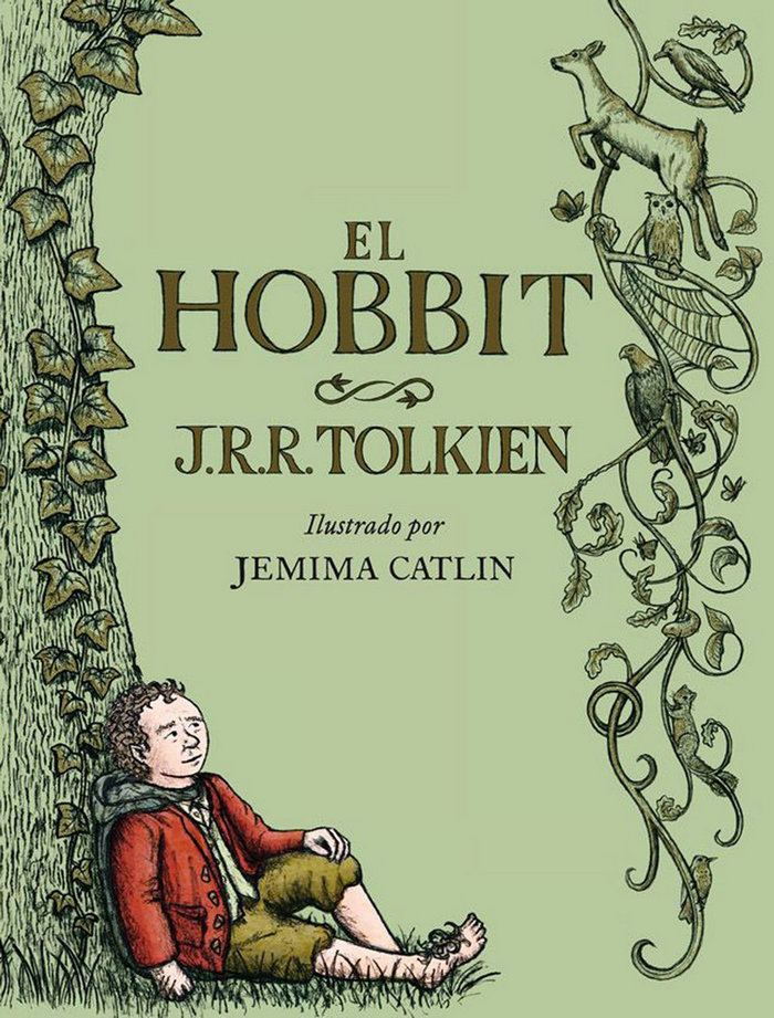 Kniha El Hobbit. Ilustrado por Jemima Catlin Tolkien