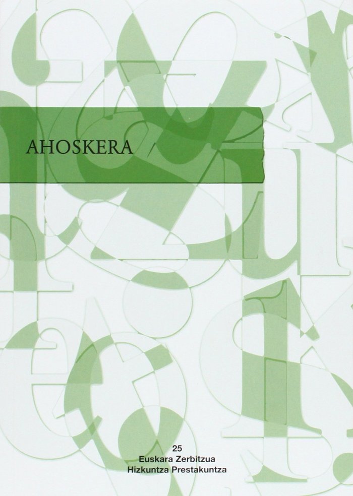 Carte Ahoskera ALBERDI GOROSTIAGA