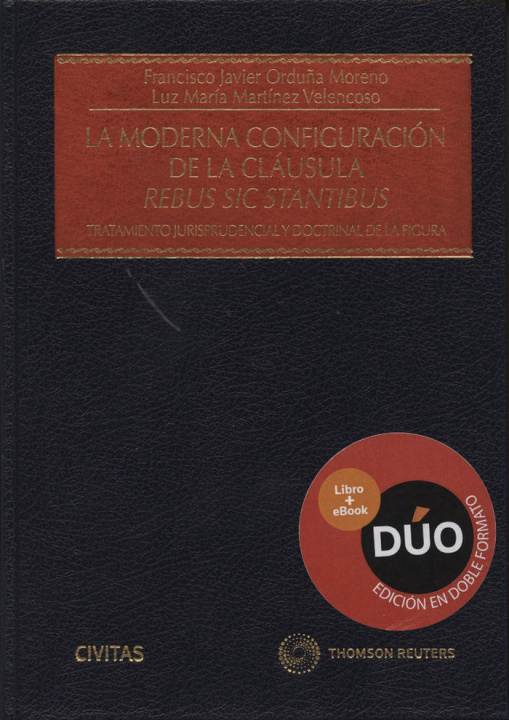Kniha La moderna configuración de la cláusula rebus sic stantibus MARTINEZ VELENCOSO