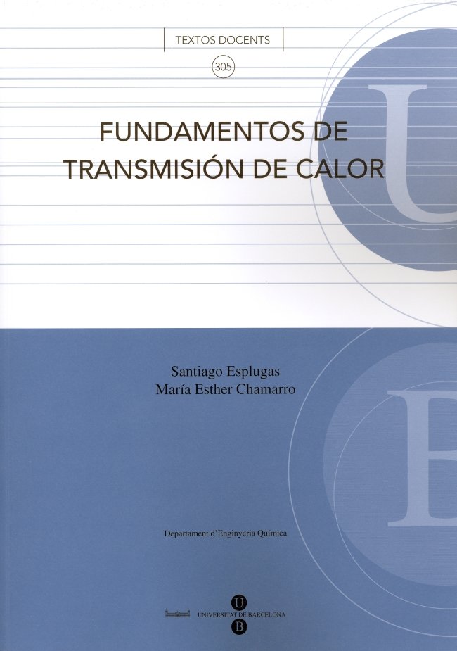 Könyv Fundamentos de transmisión de calor Chamarro Aguilera