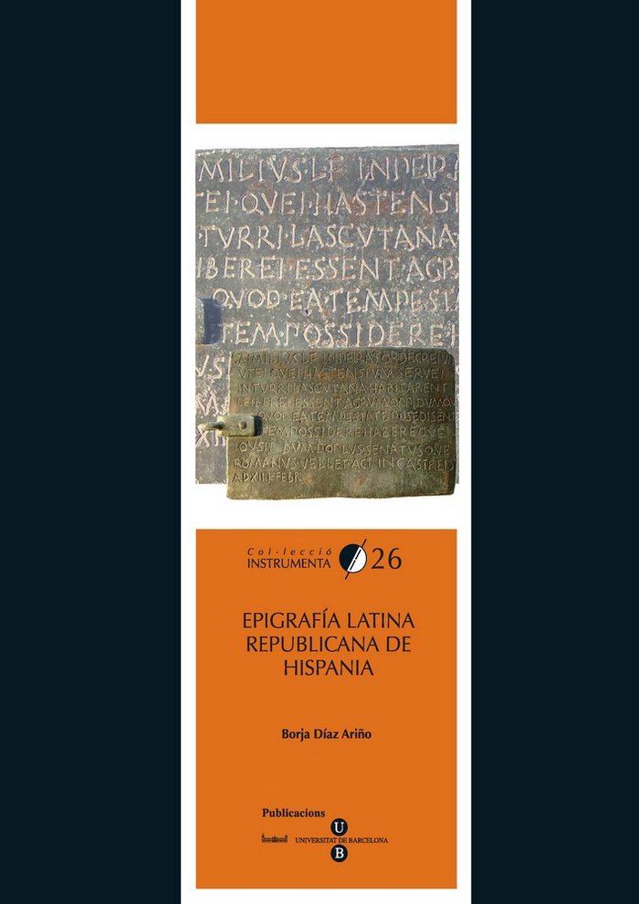 Kniha Epigrafía latina republicana de Hispania (ELRH) Díaz Ariño