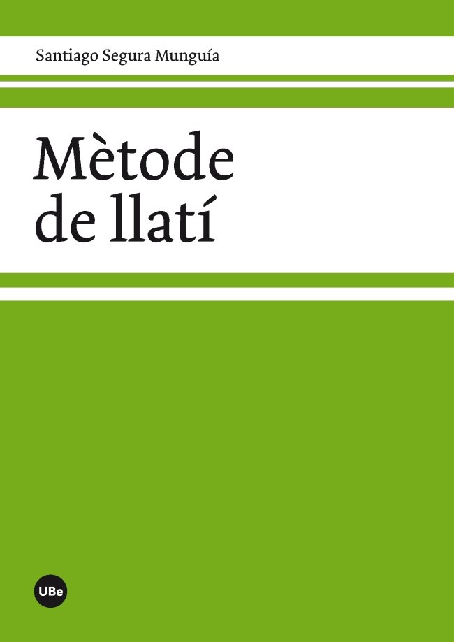 Knjiga Mètode de llatí Segura Munguía