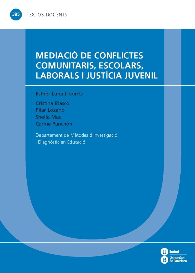 Kniha Mediació de conflictes comunitaris, escolars, laborals i justícia juvenil 