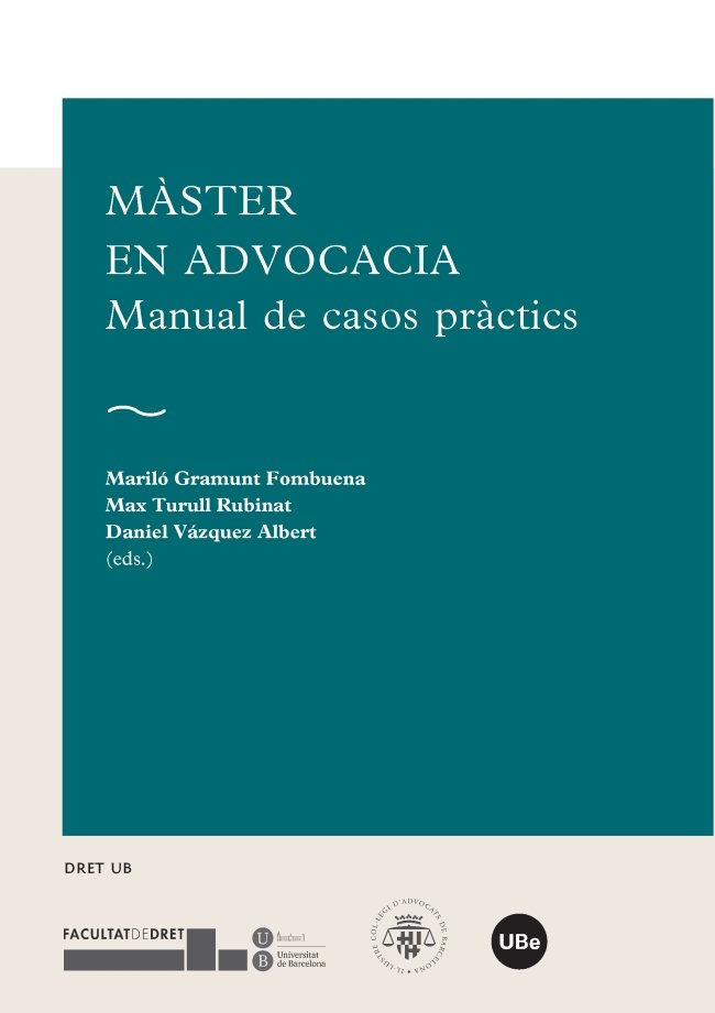 Kniha Màster en Advocacia. Manual de casos pràctics 