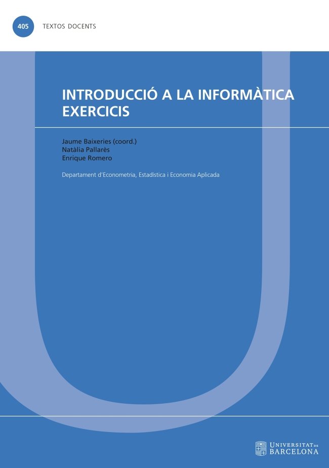 Knjiga Introducció a la informàtica. Exercicis 