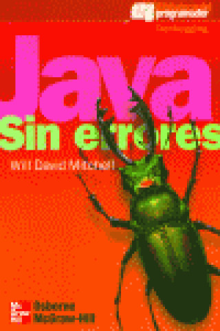 Knjiga JAVA SIN ERRORES BIBLIOTECA PROGRAMADOR MITCHELL