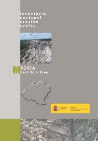 Carte Inventario nacional erosión suelos 2002-2012 Ministerio de Agricultura