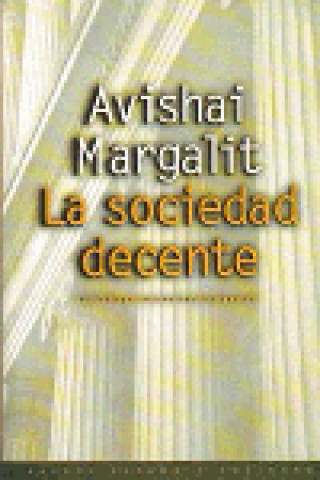 Kniha La sociedad decente MARGALIT