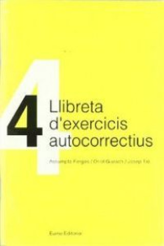 Knjiga Llibreta d'exercicis autocorrectius 4 Fargas