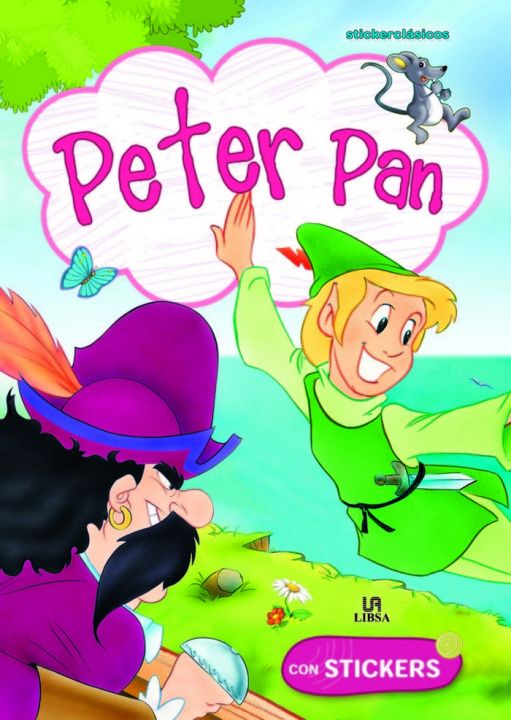 Könyv Stickerclásicos 3. Peter Pan 