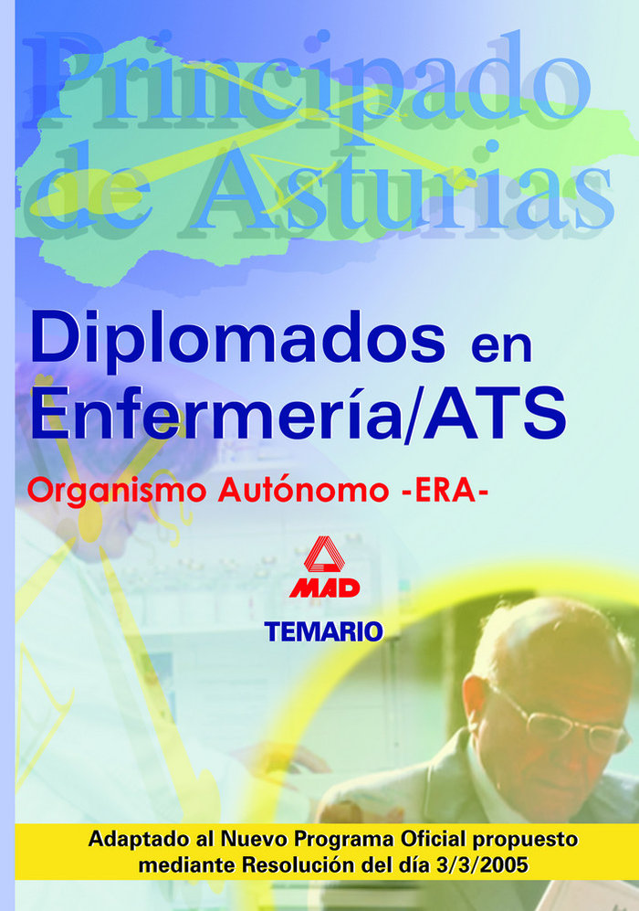Könyv Diplomado en enfermería/ats-due del principado de asturias. Temario. Editorial Mad
