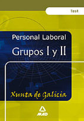 Kniha Personal laboral de la xunta de galicia. Grupos i y ii. Test general comun Editorial Mad