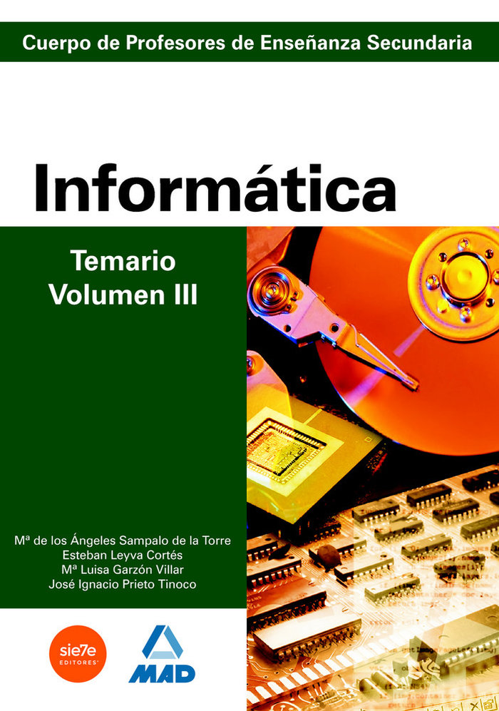 Kniha Cuerpo de profesores de enseñanza secundaria. Informática. Temario. Volumen iii Garzon Villar