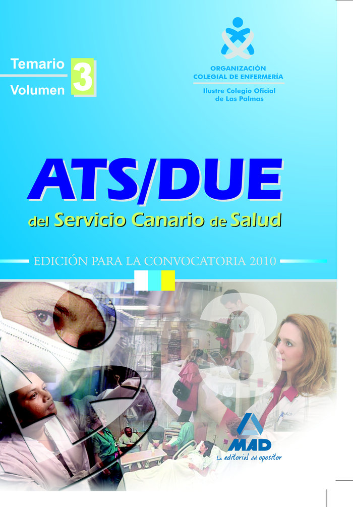 Knjiga ATS/DUE, Servicio Canario de Salud. Temario ANIA PALACIO
