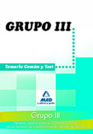 Książka Grupo iii. Personal laboral sujeto al ii convenio único para el personal de la administración genera Martos Navarro