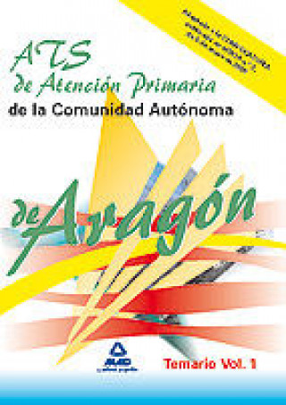 Kniha Ats de atención primaria de la comunidad autónoma de aragón. Temario de materias específicas vol i Editorial Mad