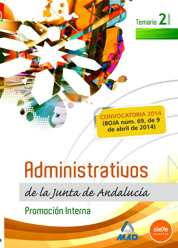 Carte Administrativos de la Junta de Andalucia. Promocion Interna. Volumen II RISCOS GOMEZ