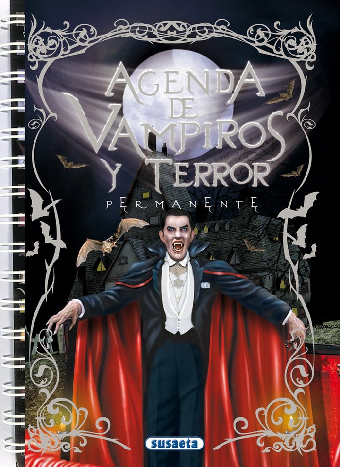 Knjiga Agenda escolar permanente - Vampiros y terror Equipo Susaeta