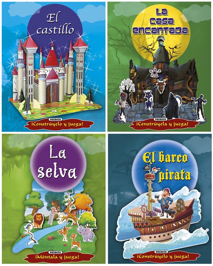 Buch Construye y juega (4 títulos) Susaeta
