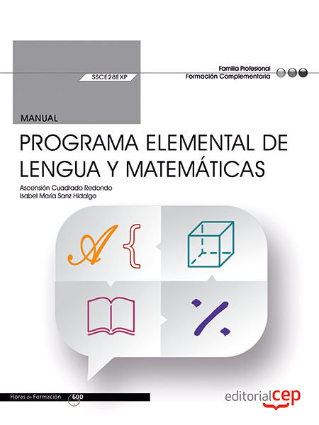 Kniha MANUAL PROGRAMA ELEMENTAL DE LENGUA Y MATEMATICAS CEP