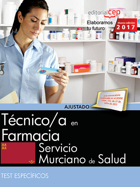 Kniha Técnico/a en Farmacia. Servicio Murciano de Salud. Test Específicos 