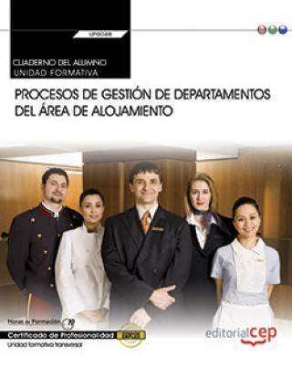 Carte Cuaderno del alumno. Procesos de gestión de departamentos del área de alojamiento (Transversal: UF00 Judith Abeleira Carrasco