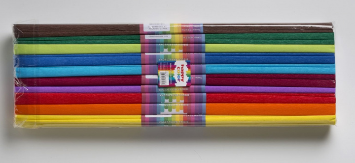 Carte Bibuła marszczona Happy Color 50x200cm MIX B 
