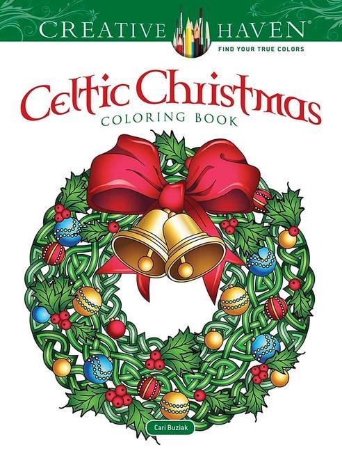 Książka Creative Haven Celtic Christmas Coloring Book Cari Buziak