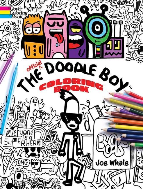 Book Official Doodle Boy (TM) Coloring Book JOE WHALE