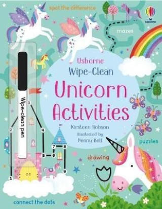 Книга Wipe-Clean Unicorn Activities KIRSTEEN ROBSON