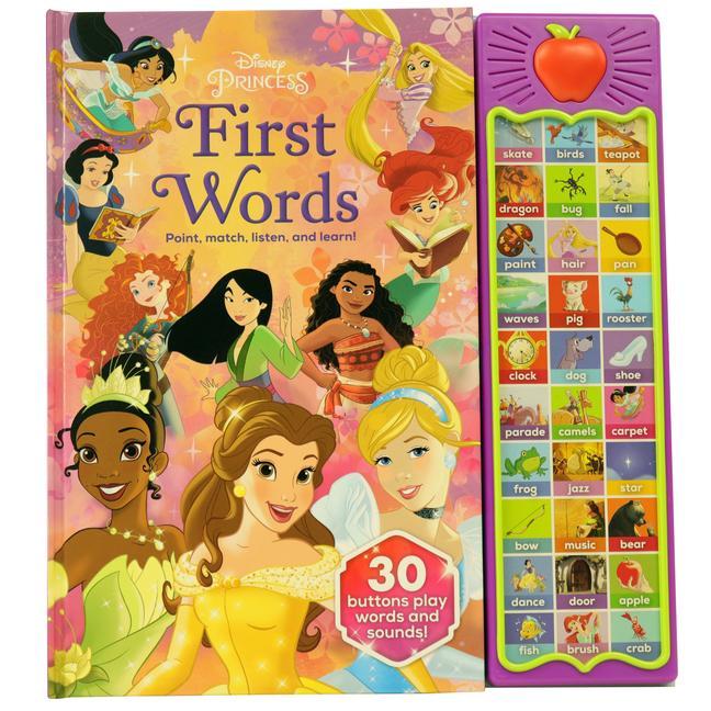 Книга Disney Princess First Words Apple Play A Sound Book 