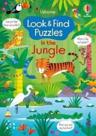 Book Look and Find Puzzles In the Jungle KIRSTEEN ROBSON